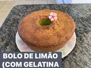 Receita de Bolo de Limão com Gelatina