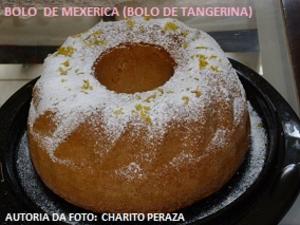 Receita de Bolo de Mexerica  (bolo de tangerina)