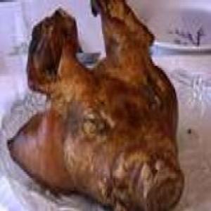 Receita de Cabeça de porco recheada do Globo Rural