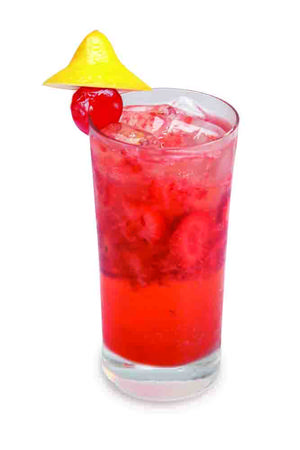 Receita de Drink Strawberry Cooler