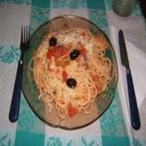 Receita de Espaguete com Azeite e Alho