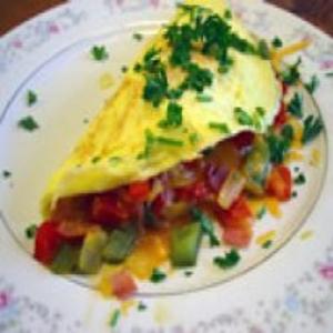 Receita de Omelete com Jardineira de Legumes