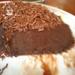 Receita de Pudim de Chocolate Meio Amargo