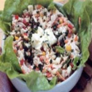 Receita de Salada com Frango, Milho e Ervilha