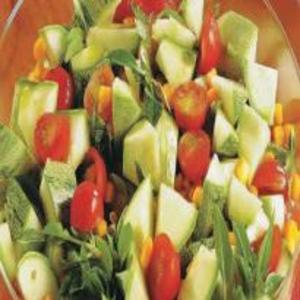 Receita de Salada de Abobrinha e Tomate-Cereja