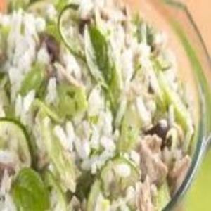 Receita de Salada de arroz com pepino
