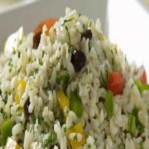 Receita de Salada de arroz integral