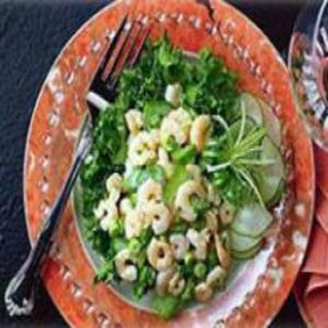 Receita de Salada de Camarão com Folhas Verdes