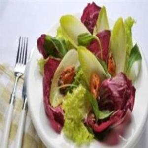 Receita de Salada de folhas com mexilhão