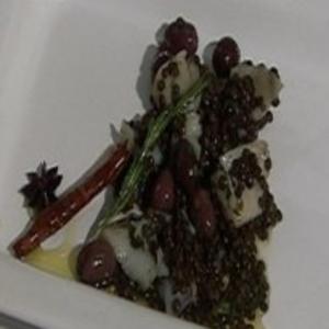 Receita de Salada de lentilha com bacalhau do Jornal Hoje