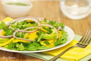Receita de Salada de manga com abacate