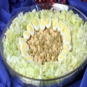 Receita de Salada de palmito e ervilha