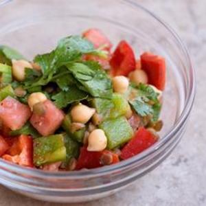 Receita de Salada marroquina de lentilha