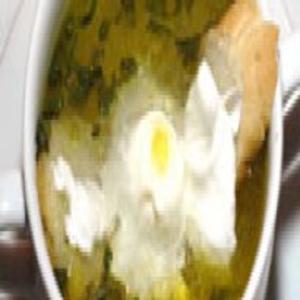 Receita de Sopa de Bacalhau com Ovo de Codorna