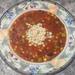 Sopa de tomate e grão-de-bico