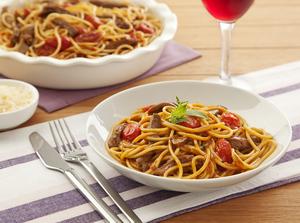 Receita de Spaghetti com Cordeiro e Ervas