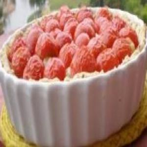 Receita de Torta de Frango e Tomate Cereja