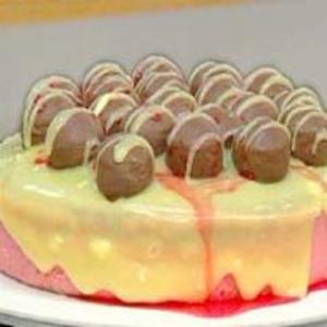 Receita de Torta Natalina de Chocolate e Mousse de Cerejas
